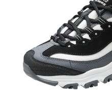 Skechers Giày thể thao thiết kế hình gấu trúc thường ngày cho nữ, giày thể thao ngoài trời nhẹ, đi lại hàng ngày, giày thể thao thoải mái, giày đi chơi 150241-BKWG - Đen/Trắng/Xám - Xem 4