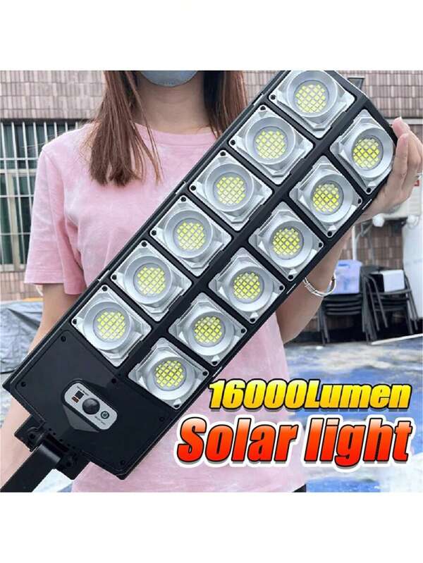 16000LM Solar LED Lights Outdoor, Most Powerful Outdoor Solar Light, 504 LED 3 Modes Remote Control Waterproof Lamp For Garden & Pathway
