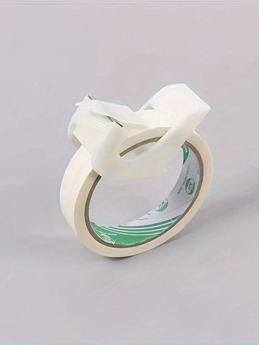 1 件装新款迷你便携式胶带切割器，小巧便捷的胶带分配器，手动切割，手拉式设计胶带切割器，便携式