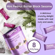 Mini Peanut Butter Black Sesame Bars Vegan Low Sugar High Protein Low Calorie  Gluten Free Crunchy Plant Based Snack 3 Bags With 10 Individually Wrapped Pieces - Đậu phộngBơĐenMè - Xem 3