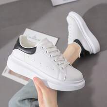 2025 New Versatile Sneakers Casual Height-Increasing Sports Casual Shoes - 白色 - 查看 5