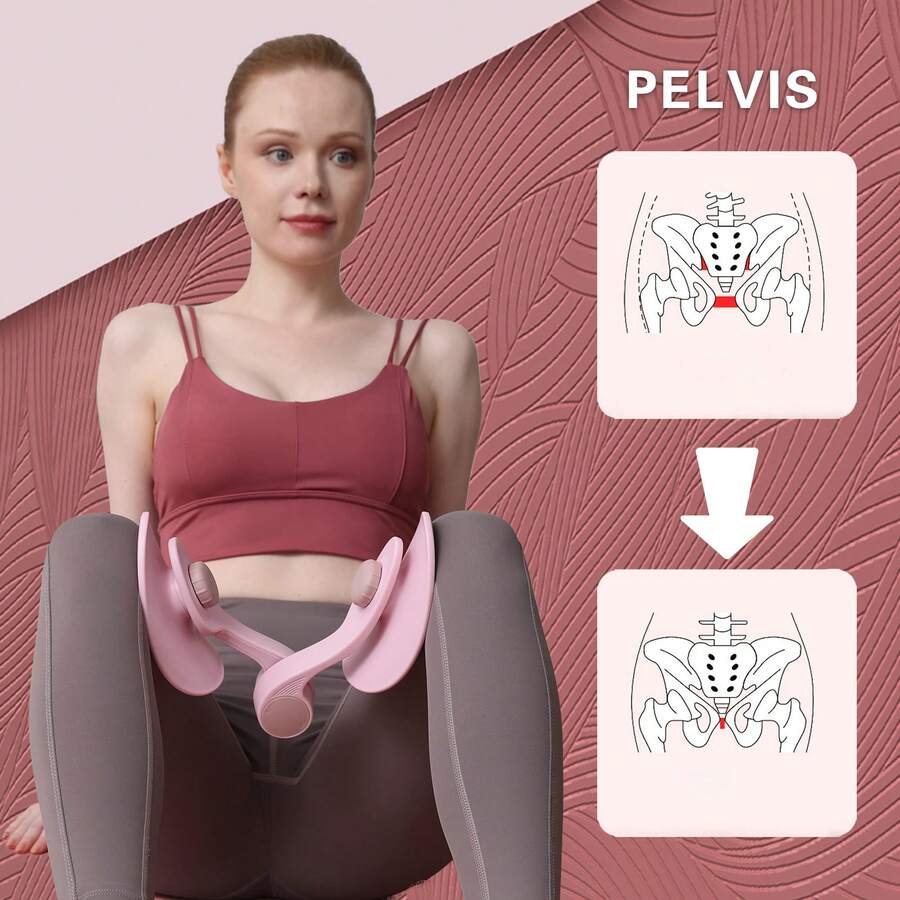 1pc Thigh Exerciser, Hip And Inner Thigh Workout Equipment, Pelvic Floor Muscle Trainer, Leg Toning For Women (Some Parts May Be Random) - Christmas Gift - Multicolor - View 1