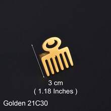 1 件 3 厘米非洲 Gye 符号戒指不锈钢金属指环 Nyame 埃及珠宝文化结婚戒指 - 彩色 - 查看 12