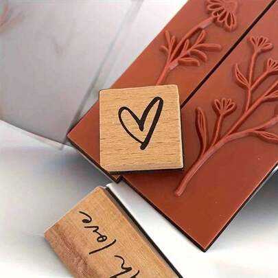 8 Floral Set Stamps Vintage Wood Stamps Floral Design Stamps Scrapbook Stamp Making Diary Stamps Wooden Stamps Wooden Stamps Crafts Stamps Handmade Wooden Stamps DIY Stamps Letters To Dad/Mom/Friend Floral Stamp Decoration