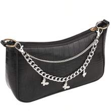 Shell Bag Chain Replacement Underarm Bag Chain Metal Extendable Shoulder Strap