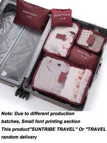 6/1 件旅行收纳袋、化妆包、PVC 盥洗包、便携式行李袋、多功能盥洗包、化妆包、化妆包、手提包、衣物收纳袋、盥洗包、护肤品收纳袋适用于口红、化妆刷、眼线笔、眼影、镜子、唇彩、护肤品、牙刷、牙刷杯、肥皂、洗发水、梳子、手表、手机、项链、珠宝、电子产品