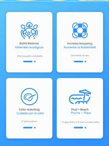 Chalecos de flotabilidad hinchables para los más pequeños - Rosa - Ver 5