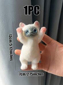 1/8PCS Cute Silicone Simulation Cat, Sticky Stress Relief Toy, Cute Stuff, Taba Squishy, Injectable Bubbles, Travel Portable Fidget Squeeze Toys, Squisy, Blue For Boys, Pink For Girls, Perfect For All Ages Austism, Ideal Holiday Gifts, Small Cute Fun Gift, Fun, Kids Games, Kids Toys, Boy Games, Girl Games, Children's Games, Easter Gifts, Party Bag Fillers, Christmas Stocking Fillers, Fidget Toys, Kids Party Favors[Eyes Random]