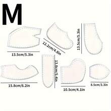 7 件套生动的亚克力兔子剪影绗缝模板 - 非常适合制作独特的 DIY 记忆被子、缝纫项目和家居装饰，附带清晰的说明和免费礼品包装