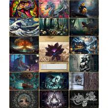 动漫 TCG 游戏垫带收纳袋 - 防滑橡胶底座，光滑布面 - 集换式卡牌游戏配件，适合 MTG/粉丝