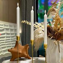 10pcs White/Red Straight Pillar Candles, Large Size: 8.26 Inches Long X 0.7 Inches Wide, Suitable For Prayer, Birthday, Display, Confession, Gifts For Boyfriend/Girlfriend, Meditation, Altar, Spells, Weddings, Dining Tables, Seasonal Events, Bedroom, Dining Room Decor, Outdoor Camping Lighting, Valentine's Day, Mother's Day, Father's Day, Christmas, Halloween, Thanksgiving, Burn Time Up To 4.5 Hours