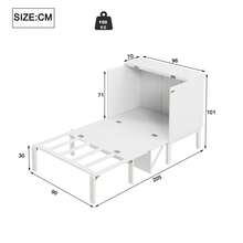 Kids Bed Frames, Headboards & Footboards - White - View 6
