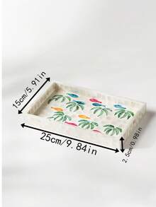 1 chiếc khay trang trí khảm vỏ sò kiểu INS, hình vuông ghép nhiều màu sắc, khảm thủ công. Thích hợp để trang trí bàn cà phê phòng khách, bàn ăn và đựng đồ dùng hàng ngày. Cũng có thể dùng làm quà tặng ngày lễ và trang trí bàn tiệc. Thích hợp để đựng đồ dùng cá nhân, đồ dùng du lịch, đồ dùng học tập, trang trí phòng. - Nhiều màu - Xem 13