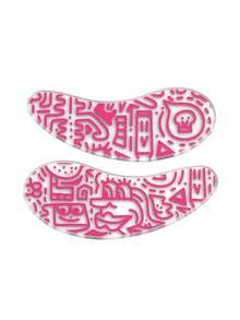 Blackwings 硅胶自粘式可重复使用眼膜，用于提拉和淡化黑眼圈、冷却凝胶眼贴、睫毛延长隔离、睫毛烫隔离垫、可重复使用的睫毛延长工具 - 彩色 - 查看 27