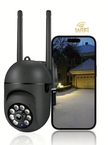 1 件/2 件/4 件 3MP WiFi 安全摄像头，具有 355 度对讲和夜视功能，可远程控制室内外家用安全摄像头，使用 APP 随时随地查看，适合圣诞节、感恩节使用的摄像头