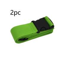 2pcs/1pc Adjustable Anti-Theft Luggage Strap With Quick Release Buckle, Bright Travel Packaging Strap For Suitcases, Upright Boxes, Double-Layered Bags, Durable Polyester, Easy To Clean, Hand Wash/Machine Wash, Stylish Streetwear Design Bag For School School Accessories School Stuff