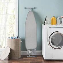 1pc Universal Ironing Board Cover, With Elastic Edge, Stain-Resistant & Heat-Resistant, Thick Cleaning Pad, Iron Rest Pad, Suitable For Ironing Board - Multicolor - View 9