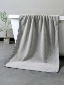 1pc Striped Pattern Towel, Modern Microfiber Towel For Bathroom, Gym, Hotel Home Bathroom Decor Back To School For Beauty Salon Home Bathroom Shower Towels For Beauty Salon, Hotel Sports,Home Essentials, Towel, Skin Care Bath Towel Sheet - Black and White - View 5