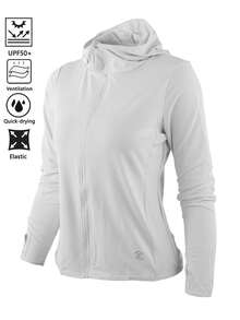 女士防晒服，轻薄春夏季长袖夹克，防紫外线仿丝面料，百搭透气