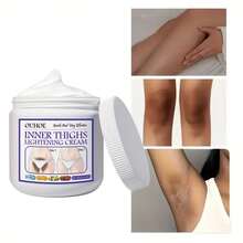 1pc/3pcs Body Whitening Cream For Repairing Joints And Inner Thighs, Dullness, Moisturizing, Brightening And Brightening The Skin - trắng - Xem 6