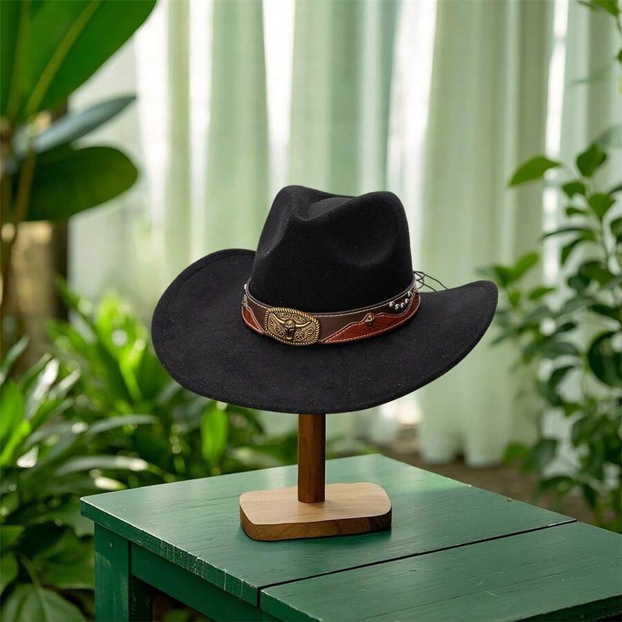 Women Funny Hat - 黑色 - 查看 1