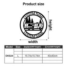 1pc Custom Rv Trailer Metal Sign - Personalized Camping Wall Art, Adjustable Iron Decor For Campsite & Home, Perfect Happy Camper Gift Gifts Birthday Graduation,Multi-Functional, Ornamental,Reusable,Exquisite,Stylish,High-Quality,Colorful,Modern,Custom,Personalized,Unique,Customized Crafts - Multicolor - View 33