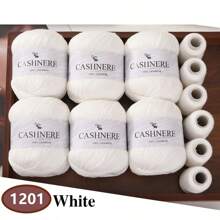 6 Stück weiches & warmes Garn für DIY Häkelmützen und -schals, 300g + 120g Gesamtgewicht