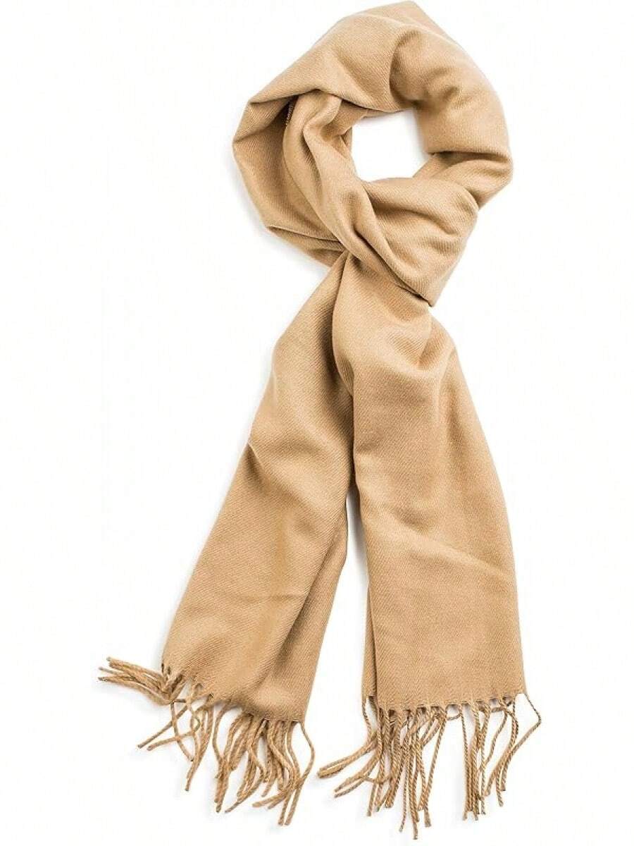 Soft Luxurious Classic Cashmere Feel Winter Scarf With Box, Cozy Warm Scarf - 駱駝禮物 - 查看 1