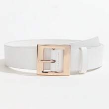 1pc Leopard Print,Black,Yellow,Orange,White Accessories Casual Outfits Women PU Leather Belts Plus Size Suitable For All Seasons Summer, School - Multicolor - View 5