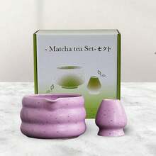[ Japanese-Style ] Ceramic Matcha Bowl Set, Sand-Point Glazed Tea Whisk Set, ,Complete Set Of Japanese Tea Ceremony Tea Sets - Multicolor - View 13