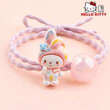 Sanrio 3 peças Sanrio Hello Kitty Faixa de Cabelo Doce, Corda de Cabelo Estilo Ins, Colorido KT Cat Kuromi Canela Cachorro Faixa de Borracha Pequena, Corda de Cabelo para Estudante, Grampo de Cabelo Pequeno com Cabeça de Princesa, Acessório de Cabelo, Adequado para Cabelo Diário, Maquiagem, Decoração de Banheiro, Acessórios para Casa, Presente Feminino, Aniversário, Dia das Mães, Dia das Crianças, Temporada de Formatura, Ação de Graças, Presente de Natal para Amigos e Família de Volta às Aulas