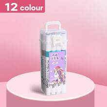 Bộ bút dạ acrylic 12/24/36/48/60/80/120 màu, thích hợp cho vẽ tranh DIY, sáng tạo nghệ thuật, khô nhanh, vẽ graffiti, sử dụng trong trường học, cũng thích hợp cho vẽ trên đá, gốm sứ, gỗ, vải bố, nhựa, thủy tinh, in danh thiếp, đồ thủ công DIY và dụng cụ nghệ thuật (3 kiểu bút được giao ngẫu nhiên) - Một cỡ - Xem 14