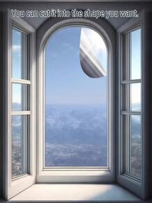 Película isolante térmica, película de proteção solar, película de privacidade, adequada para decoração de casa, escritório