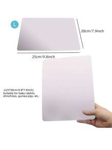 1pc Aluminum Cooling Mat For Hamsters, Effective Heat Reduction For Hamsters Or Guinea Pigs, Summer Cooling Supply