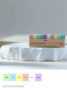 800pcs/Box Note Pads, Index Tabs, Reading Markers, Highlighters, Self-Adhesive Page Flags, Index Stickers, Waterproof Sticky Notes,School Supplies,Back To School