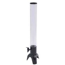 Drink Tower, 3L Mimosa Tower Dispenser With Ice Tube, Tabletop Beer Dispenser - 黑色 - 查看 8
