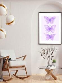 1 pièce Art mural à arcs violets, affiche preppy, décoration appartement universitaire, impression aquarelle d'arcs, décoration de chambre girly, décoration murale, décoration de salon, décoration de bureau, décoration de chambre à coucher, décoration de cuisine, décoration de salle de bain, décoration murale, décoration de la maison, affiches sans cadre - Multicolore - Voir 13
