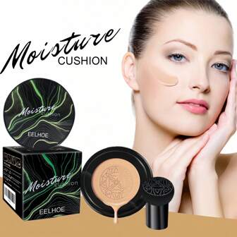 EELHOE Mushroom Head Waterproof Moisturizing Whitening Air Cushion Bb Cream Brightening Skin Fresh Comfortable Shiny Oil Control Long Lasting Makeup Base Foundation