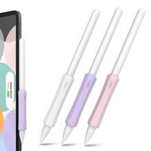 3 Packs Premium Silicone Ergonomic Comfort Grip Holder, Compatible With Apple Pencil Pro, USB-C, 2nd Generation, 1st Generation - Multicolor - View 9