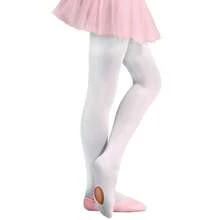 Meia Calça Infantil Ballet com Abertura Selene Fio 40 9585 - Branco - Visão 2