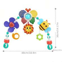 1pc Baby Bed Bell, Infant Soothing Bed Hanging Toy, Adjustable Length Suspension/Available For Car Seats, Stroller Pendant, Educational Toy