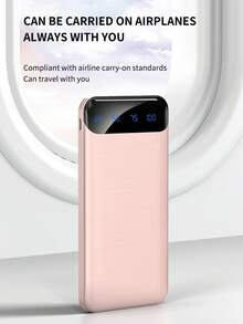 10000mAh High-Performance Powerbank Charger Compatible With Android/Apple Devices, With USB/Type-C/Micro USB Ports, LED Digital Display Screen, Suitable For Anniversary/Birthday/Christmas Gifts, Applicable For Various Phones/Tablets, K8 Outdoor Emergency Backup Battery Portable Power Bank