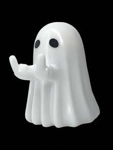 1/6 件鬼雕像，恐怖鬼魂装饰，有趣的万圣节装饰，万圣节鬼魂小雕像，有趣的鬼魂雕像，可爱的鬼魂雕像，万圣节装饰，适合作为礼物道具，桌面家居装饰 - 彩色 - 查看 14