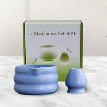 [ Japanese-Style ] Ceramic Matcha Bowl Set, Sand-Point Glazed Tea Whisk Set, ,Complete Set Of Japanese Tea Ceremony Tea Sets - Multicolor - View 12