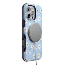 Casely  16 Pro Max Case Daisy Daydream Baby Blue Floral Compatible With MagSafe Bold Protective Design01 - DaisyDaydream|BabyBlueFloral - View 6