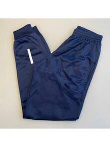 CALÇAS JOGGER MASCULINAS ESPORTIVA COM SIMBOLO REFLETIVO QUE BRILHA NO FLASH- - Azul - Visão 1