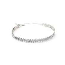 1 Stück Luxus Kubikzirkonium Krallenkette, geschweißte Kristallkette Halskette, Geschenk für Frauen Hochzeit Verlobungsfeier