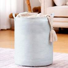 1pc Newly Upgraded Waterproof Coating Foldable Large Capacity Laundry Basket Laundry Basket, Clothes, Toys, Sundries Storage Basket, Bathroom, Bedroom Storage Basket, Laundry Basket.