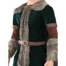 FUNPARTY 8 件装维京人服装成人男女万圣节维京战士套装