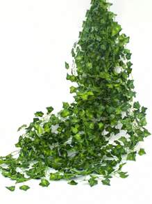 1/12/24PCS Artificial Plant Green Ivy Sweet Potato Leaf Vine UV Resistant Leaf Rattan Creeper Leaves Vine Hanging Garland DIY Durable Fake Flowers Plants For Outdoor Garden Wedding Party Home Decor, Bedroom Wall Decor, Greenery Decoration, Window, Windowsill,Yard Decor, Bedrooms, Gardens, Balconies, Swing Frames, Shopping Malls, Stair Decoration, Valentine Day, Gift Gifts Birthday Graduation Jungle Theme Party,Christmas